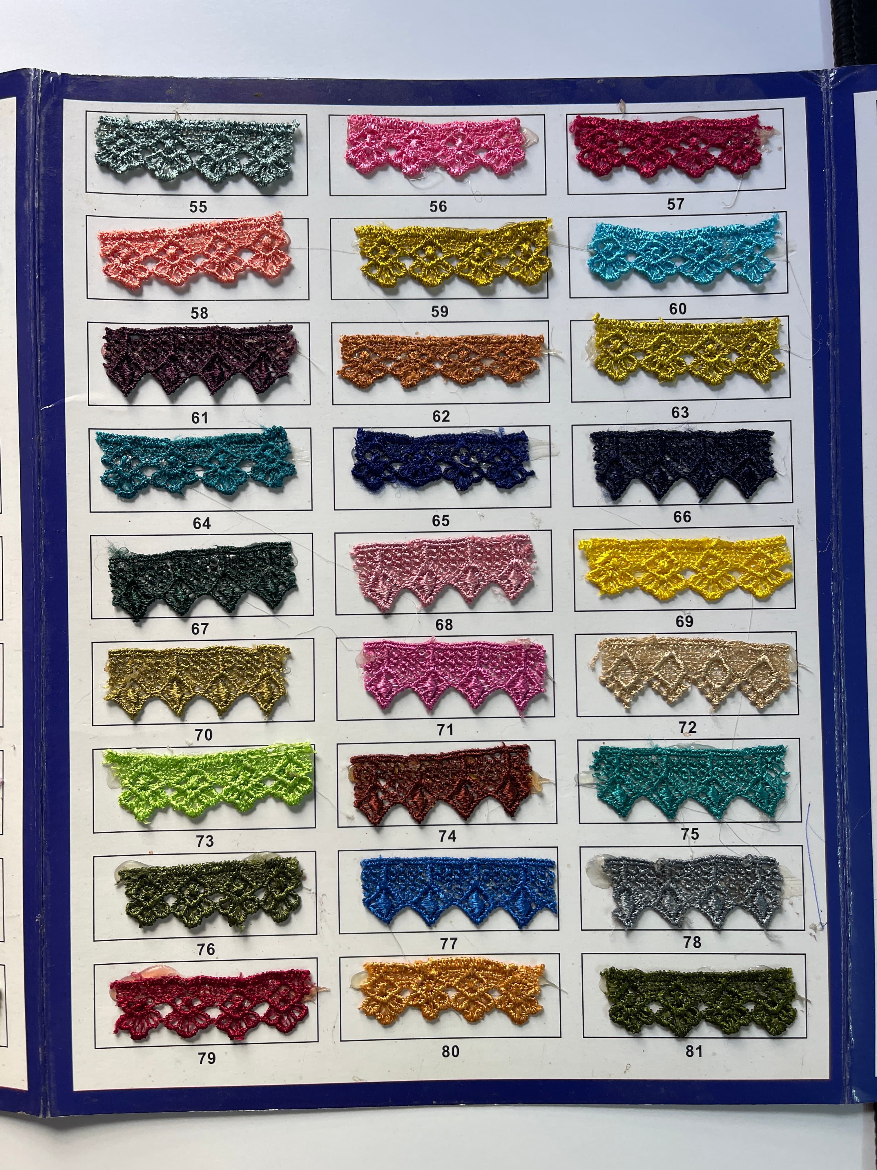 Shades 55–81