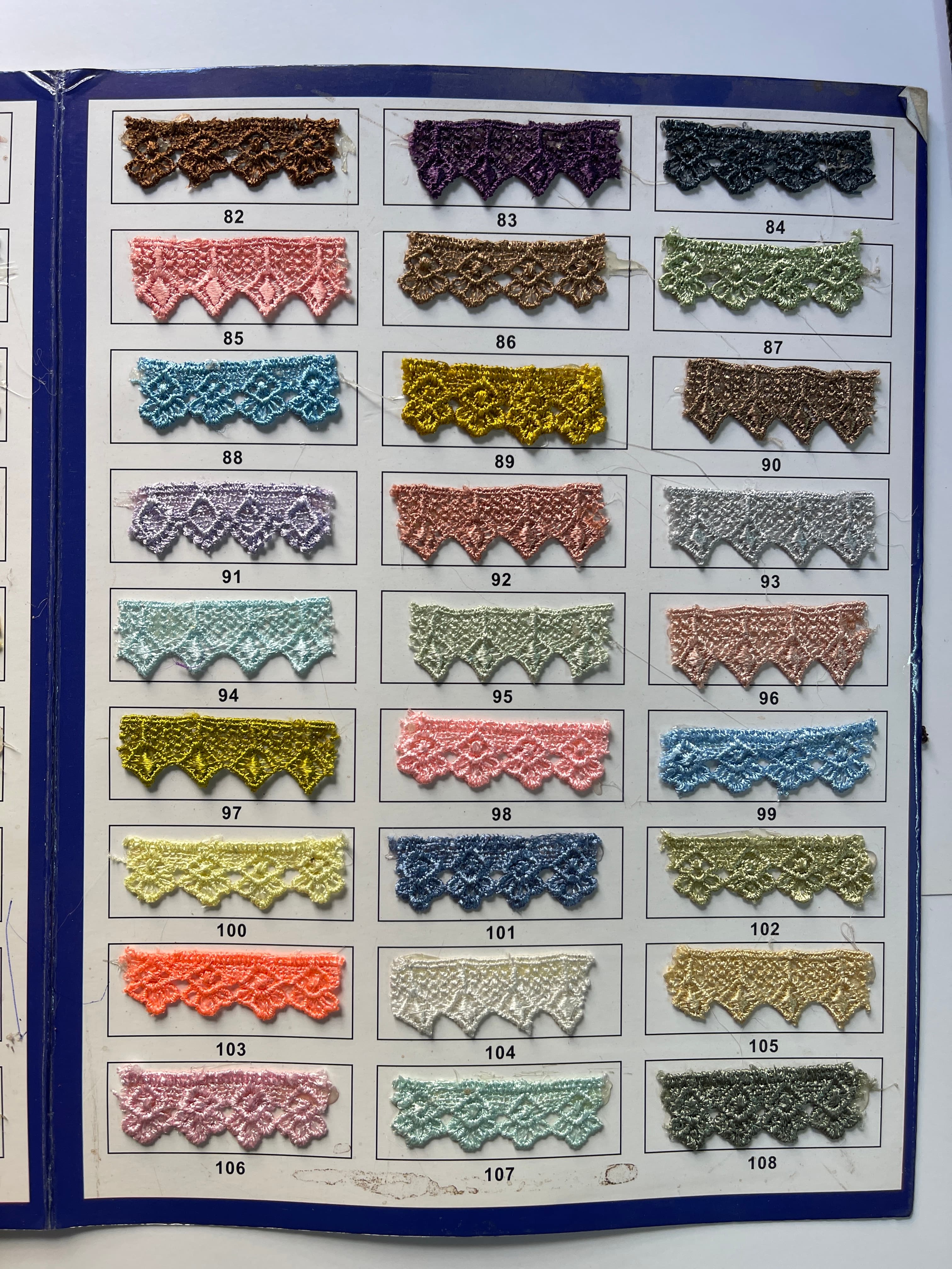 Shades 82–108